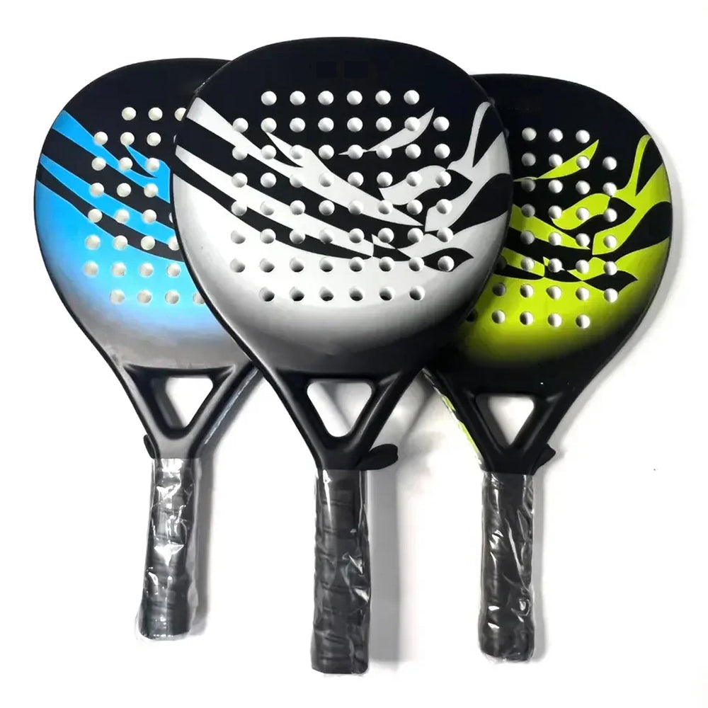 KetibLaxi Padel Racket for Beginners – Carbon Fiber Composite Frame, Soft EVA Core & Enhanced Grip Control
