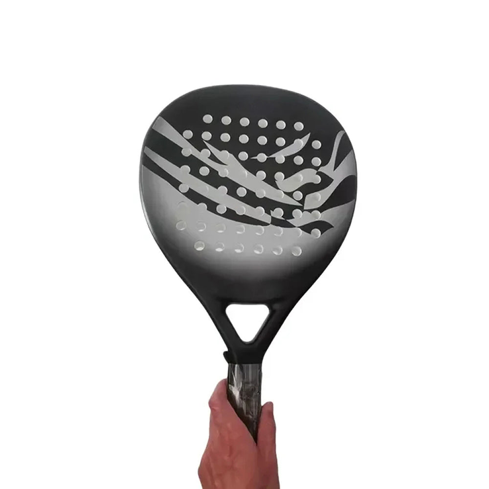 KetibLaxi Padel Racket for Beginners – Carbon Fiber Composite Frame, Soft EVA Core & Enhanced Grip Control