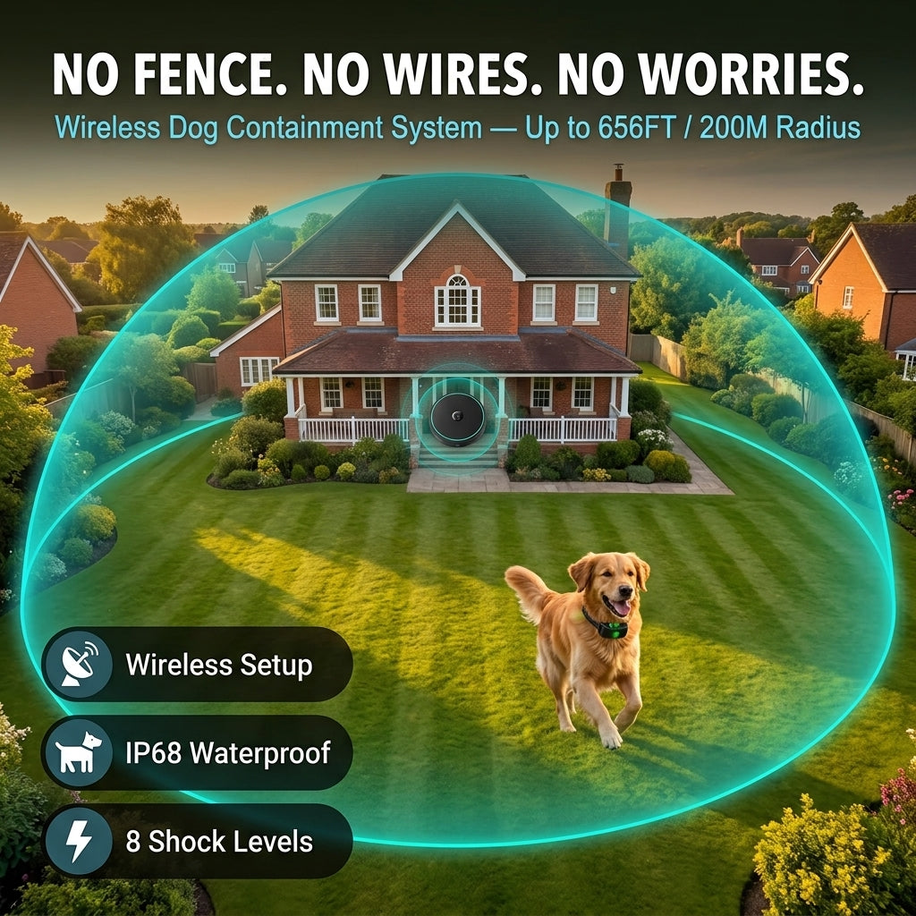 ElexFence Wireless Dog Electric Fence Boundary System
