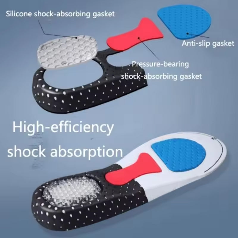 AcuFlexi Contoured arch support reduces muscle fatigue