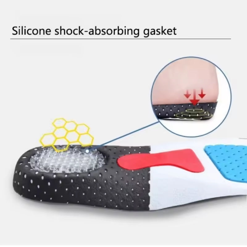 AcuFlexi Contoured arch support reduces muscle fatigue