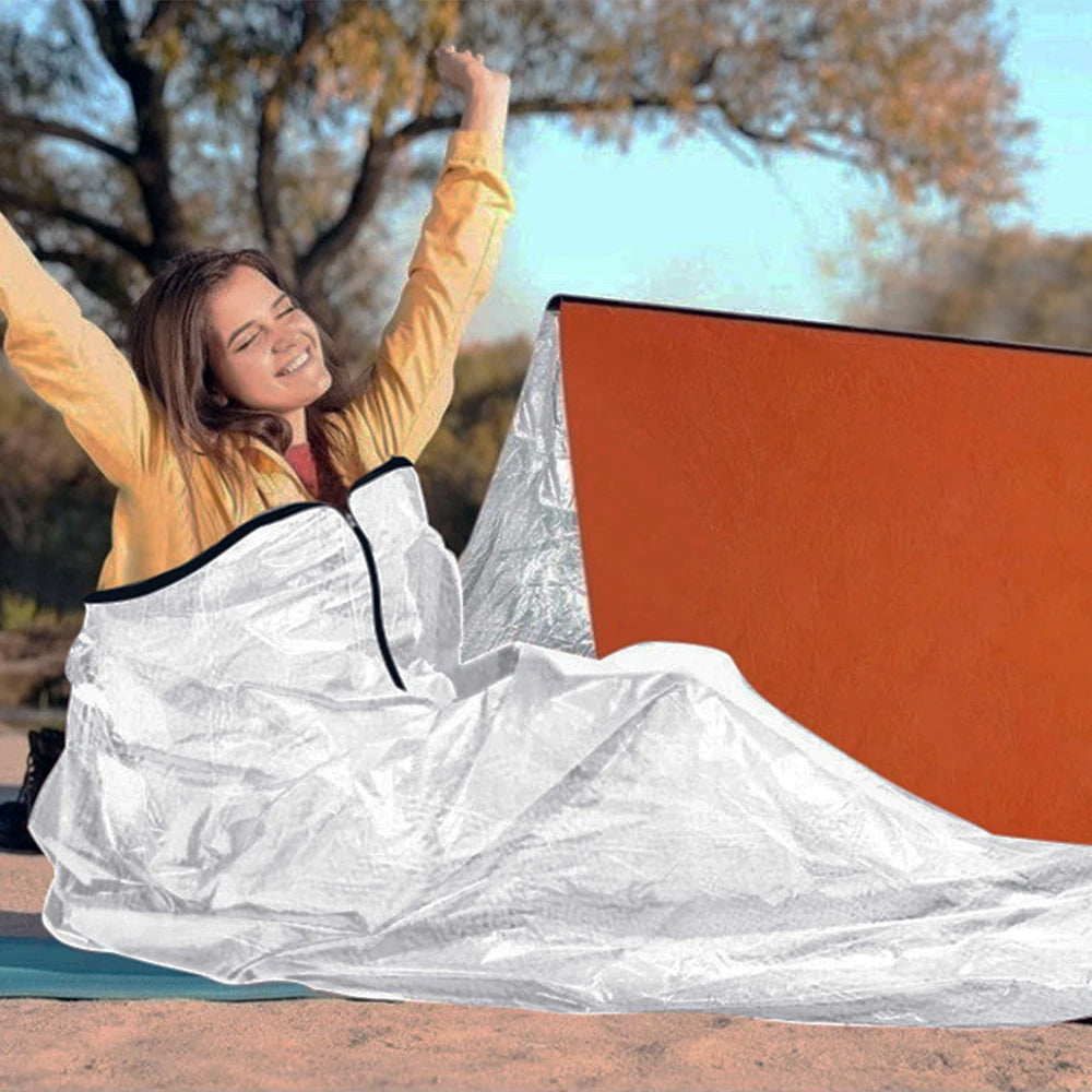 BagiEmex Emergency Sleeping Bag - Ultralight Thermal Survival Gear