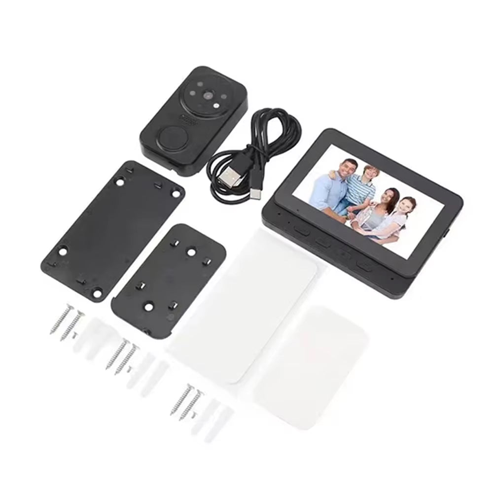 EntryCiz 2K Wireless Smart Doorbell – AI Human Detection, Night Vision & Two-Way Audio Communication