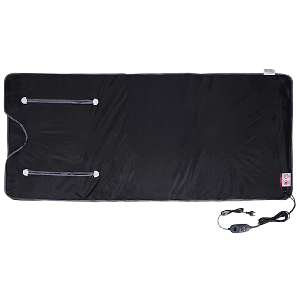 BlaSauno Professional 9-Layer Far-Infrared Sauna Blanket with Bluetooth App Control, 176°F High-Heat Therapy and 10 Detox Wraps