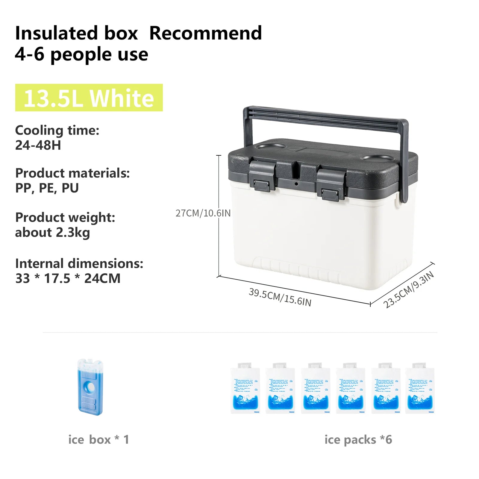 BoxenKovi High-Performance Cool Box – Extra-Thick Insulation Wall, 5-Day Ice Retention & Rugged Carrying Handle