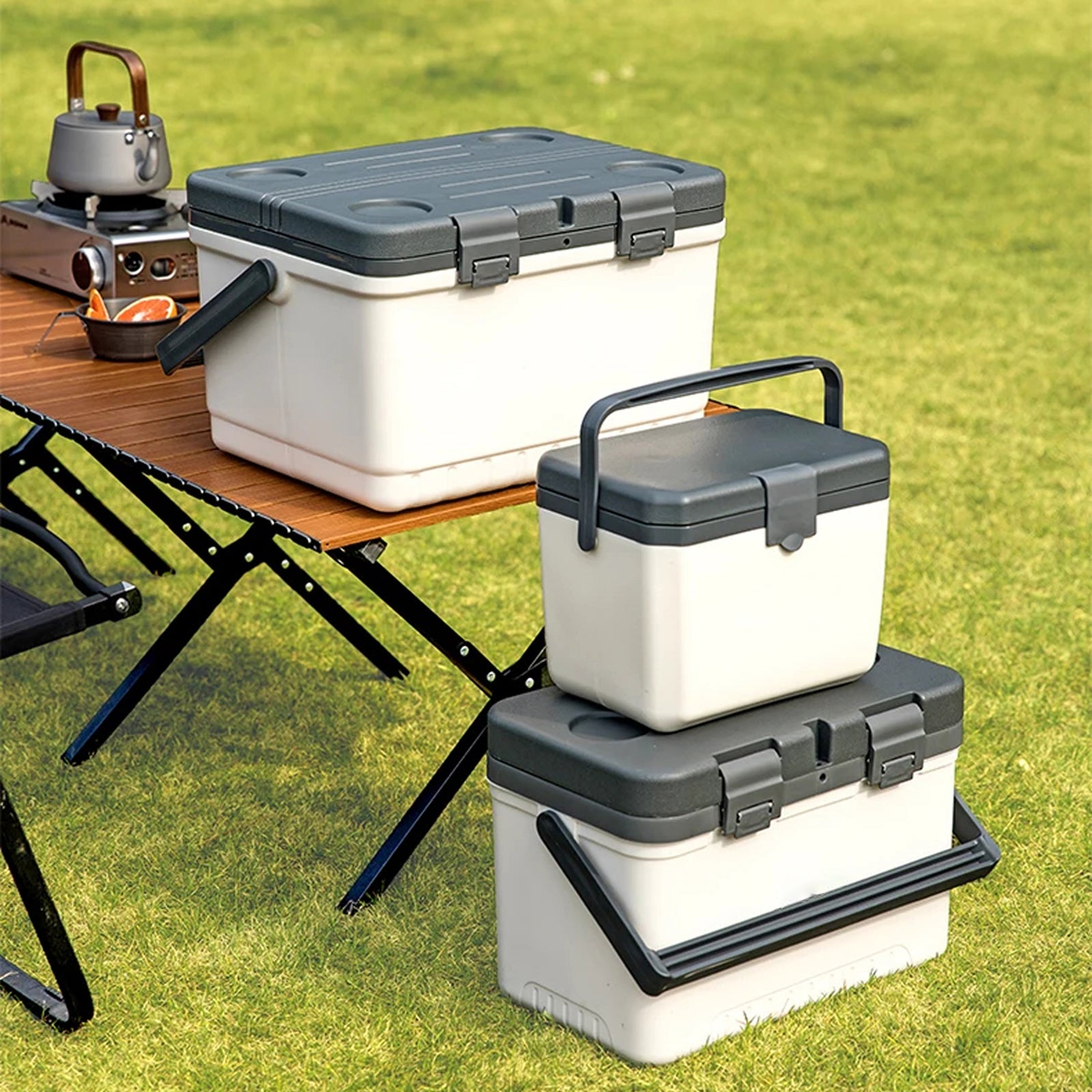 BoxenKovi High-Performance Cool Box – Extra-Thick Insulation Wall, 5-Day Ice Retention & Rugged Carrying Handle