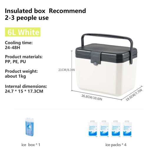 BoxenKovi High-Performance Cool Box – Extra-Thick Insulation Wall, 5-Day Ice Retention & Rugged Carrying Handle