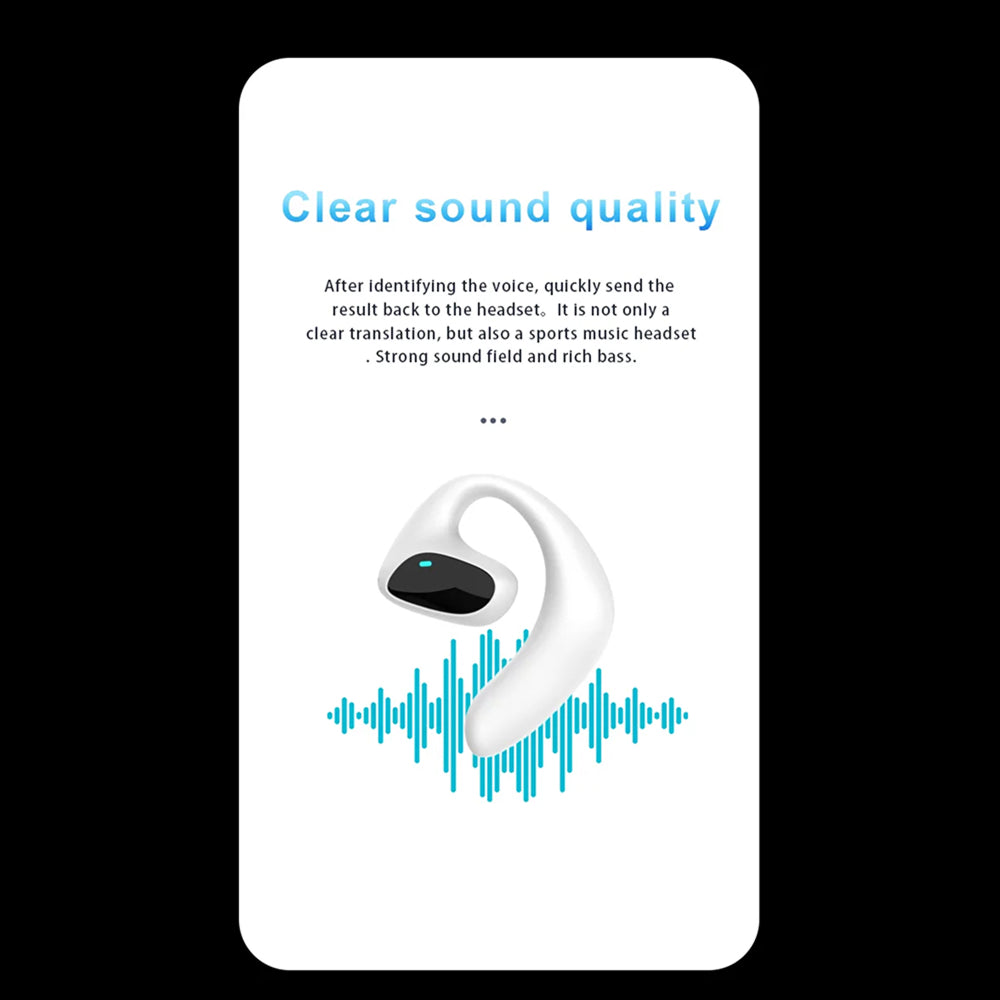BudsPoly Smart Translation Earbuds – 144 Languages, 97% Accuracy & 0.4s Real-Time Response