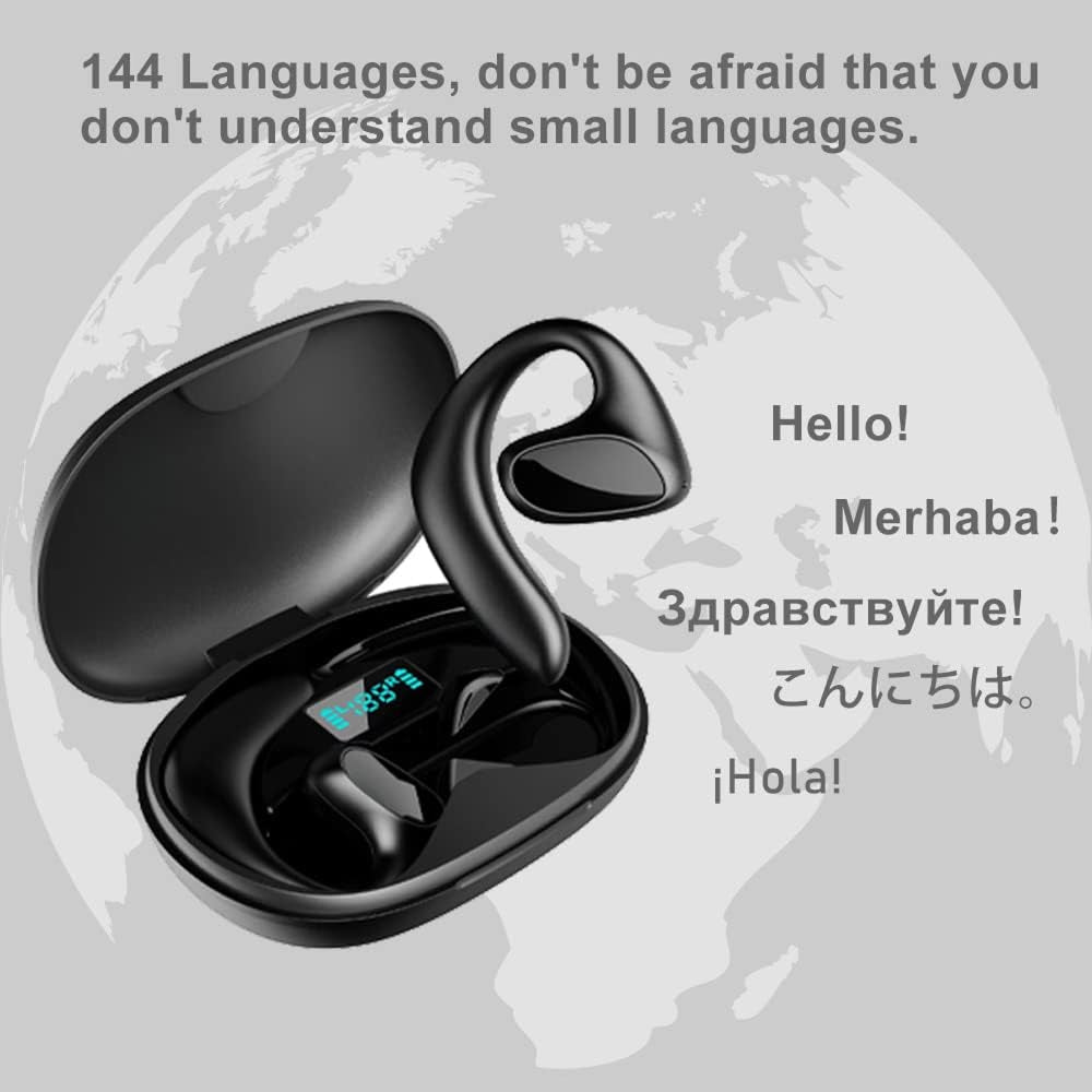 BudsPoly Smart Translation Earbuds – 144 Languages, 97% Accuracy & 0.4s Real-Time Response