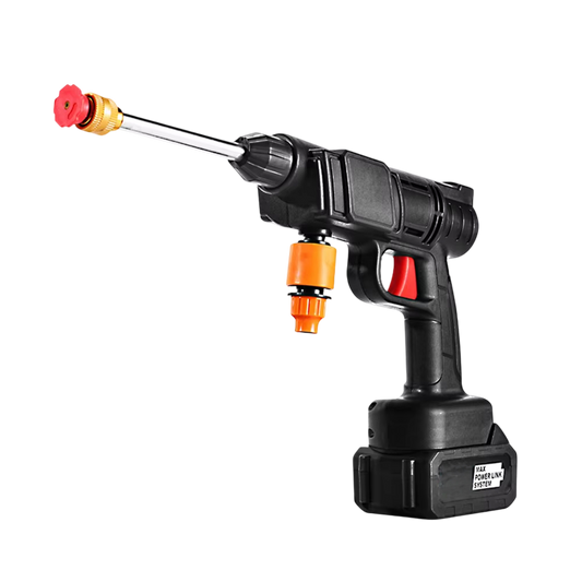 CinoAqua Cordless Pressure Washer 435 PSI 300W Brushless Motor with Dual 12000mAh Batteries