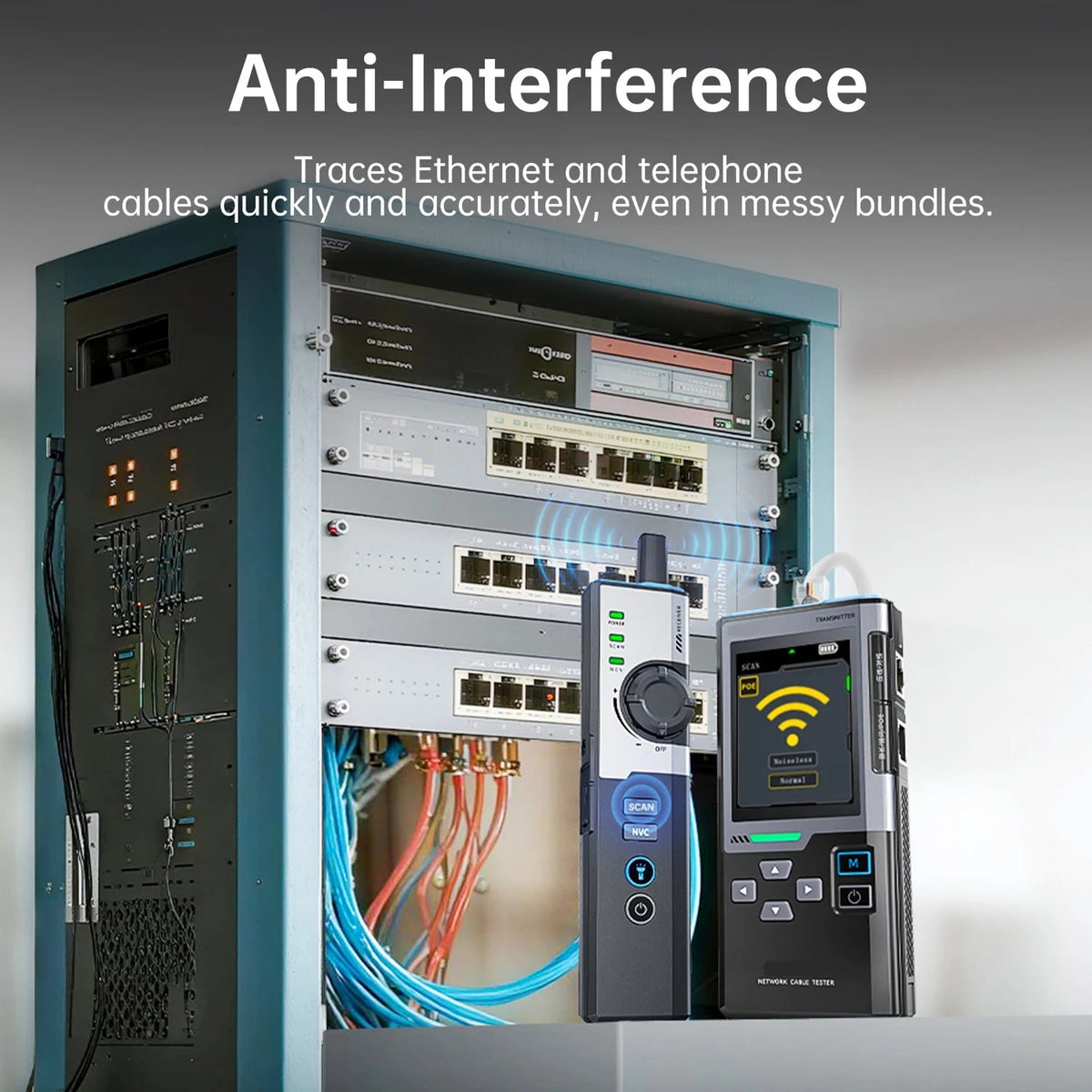CronzTalin Speed Testing At 10/100/1000M, PoE Detection, Port Flash, And Anti-Interference Tracing