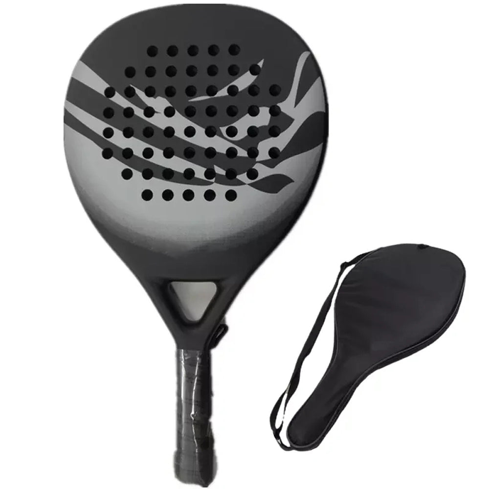 KetibLaxi Padel Racket for Beginners – Carbon Fiber Composite Frame, Soft EVA Core & Enhanced Grip Control