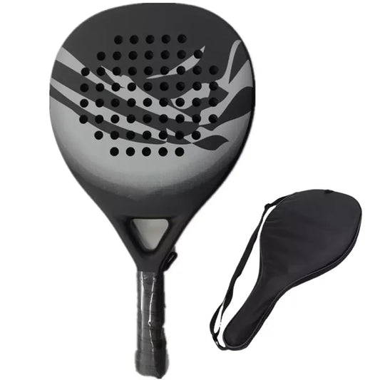 KetibLaxi Padel Racket for Beginners – Carbon Fiber Frame, Soft EVA Core & Enhanced Grip Control