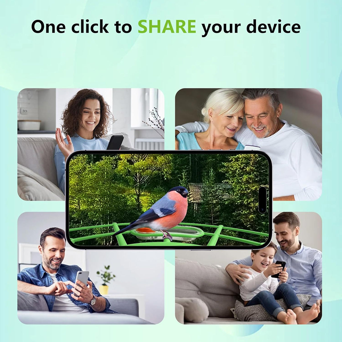 DasFonix Smart Bird Feeder Camera – 2K 4MP AI Species Identification, 5G WiFi & Solar Powered