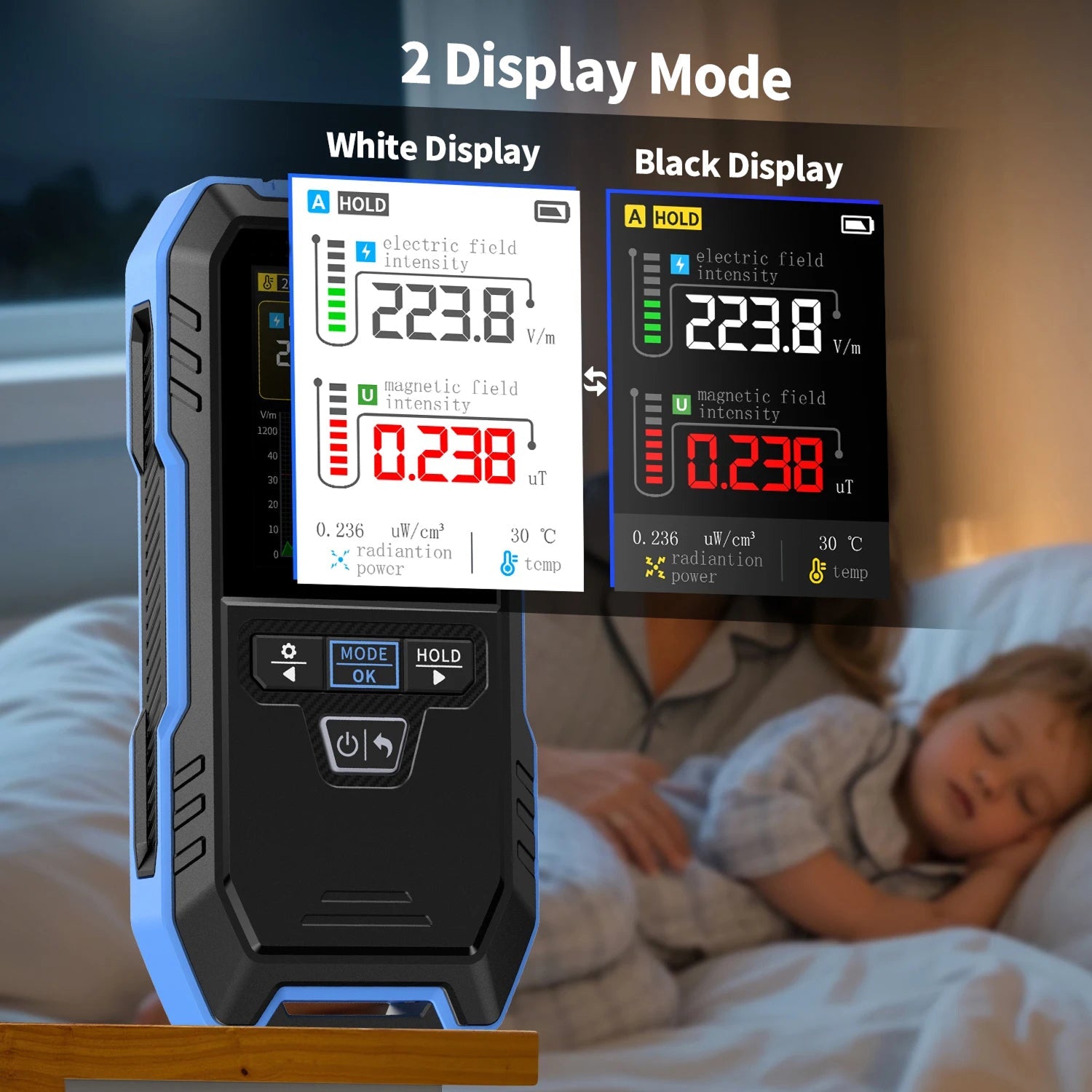 DetexMifi EMF Detector 3-in-1 0.01μT Precision 2.4
