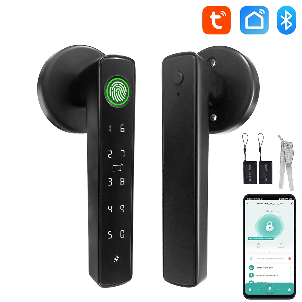 DorivLoki Keyless Smart Door Lock – Biometric Fingerprint Scanner, Touchscreen Keypad & Remote App Management
