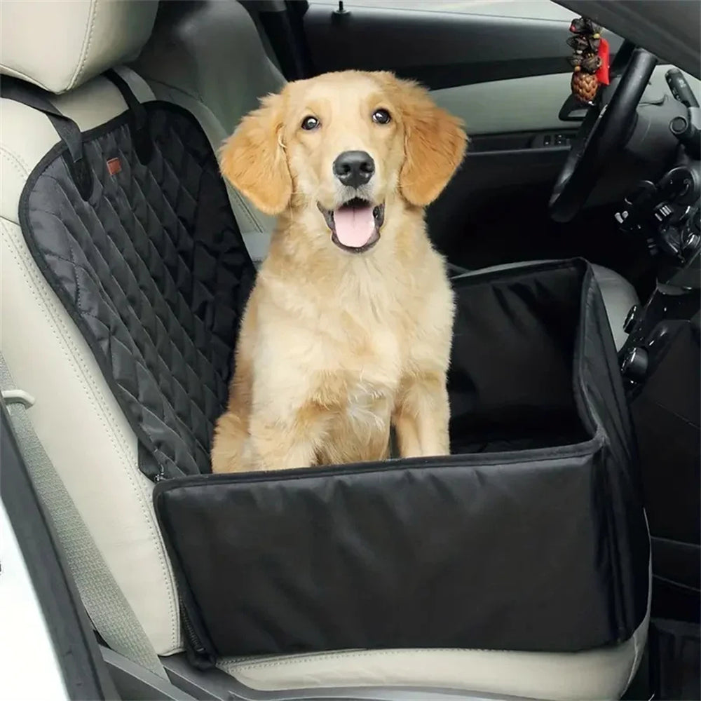 DoxCavix 2-in-1 Dog Car Seat Cover – 900D Waterproof Nylon, Protective Booster Design for Front Seats