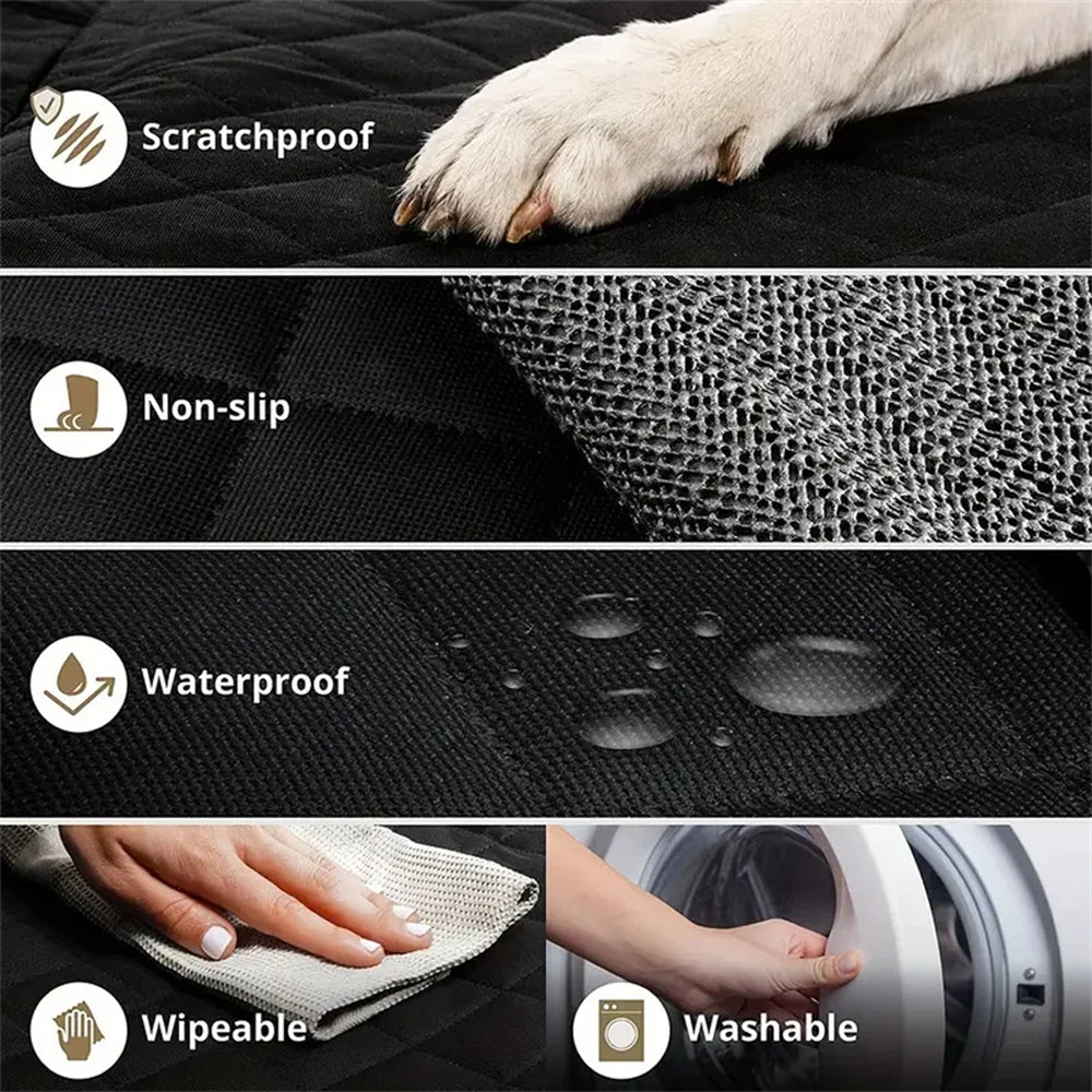 DoxCavix 2-in-1 Dog Car Seat Cover – 900D Waterproof Nylon, Protective Booster Design for Front Seats