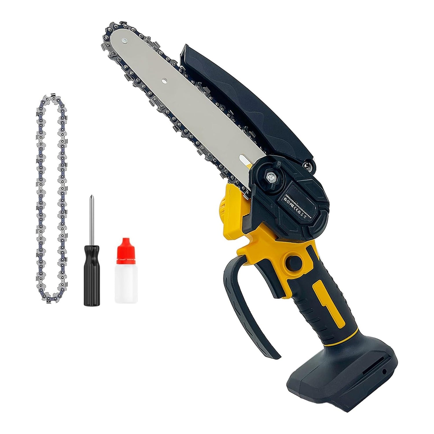 DuciSaw 6-Inch Cordless Mini Chainsaw – Compatible with 18V Batteries, Handheld Brushless Power