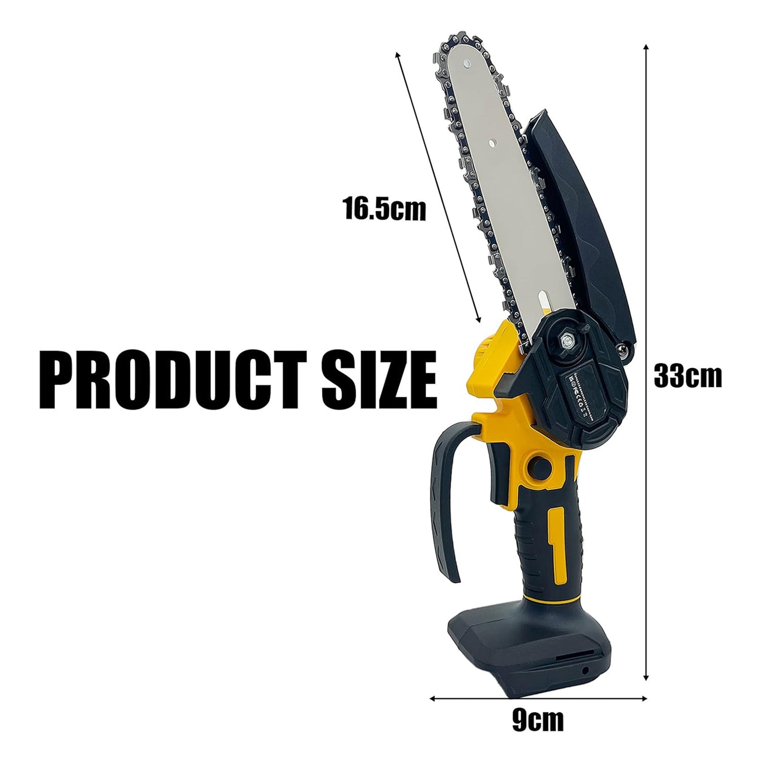 DuciSaw 6-Inch Cordless Mini Chainsaw – Compatible with 18V Batteries, Handheld Brushless Power