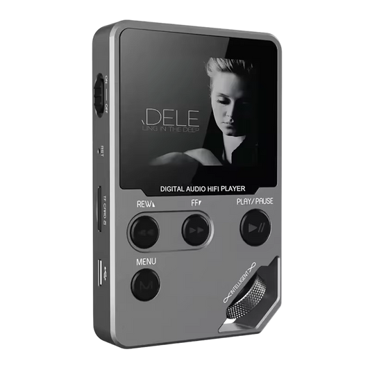 EjoyMuzi Hi-Fi MP3 Player – 50-Hour Battery, Zinc Alloy Lossless Audio & 128GB Bluetooth Support