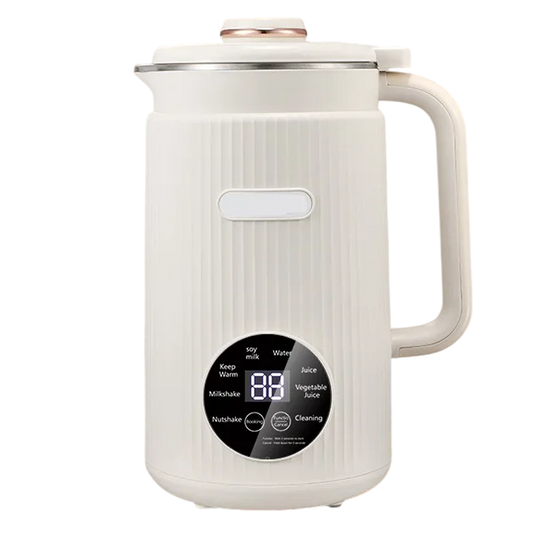 EliHinse Nut Milk Maker 10-Blade System with 9 Functions No-Filter Soy Milk Machine & 12H Timer for Home Use