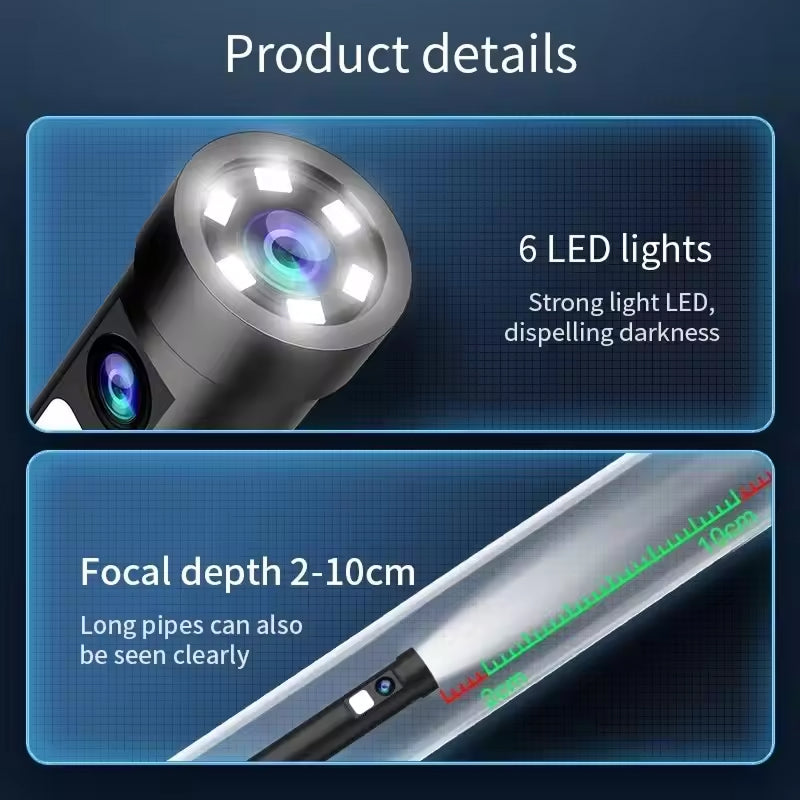 EndoFaxi IP67 waterproof with 6 adjustable LED lights