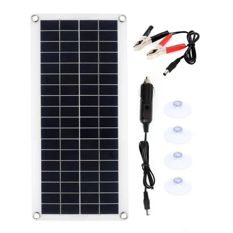 EsrixSun Portable Solar Panel – High-Efficiency Monocrystalline Cells, Foldable Design & Dual USB Charging Ports
