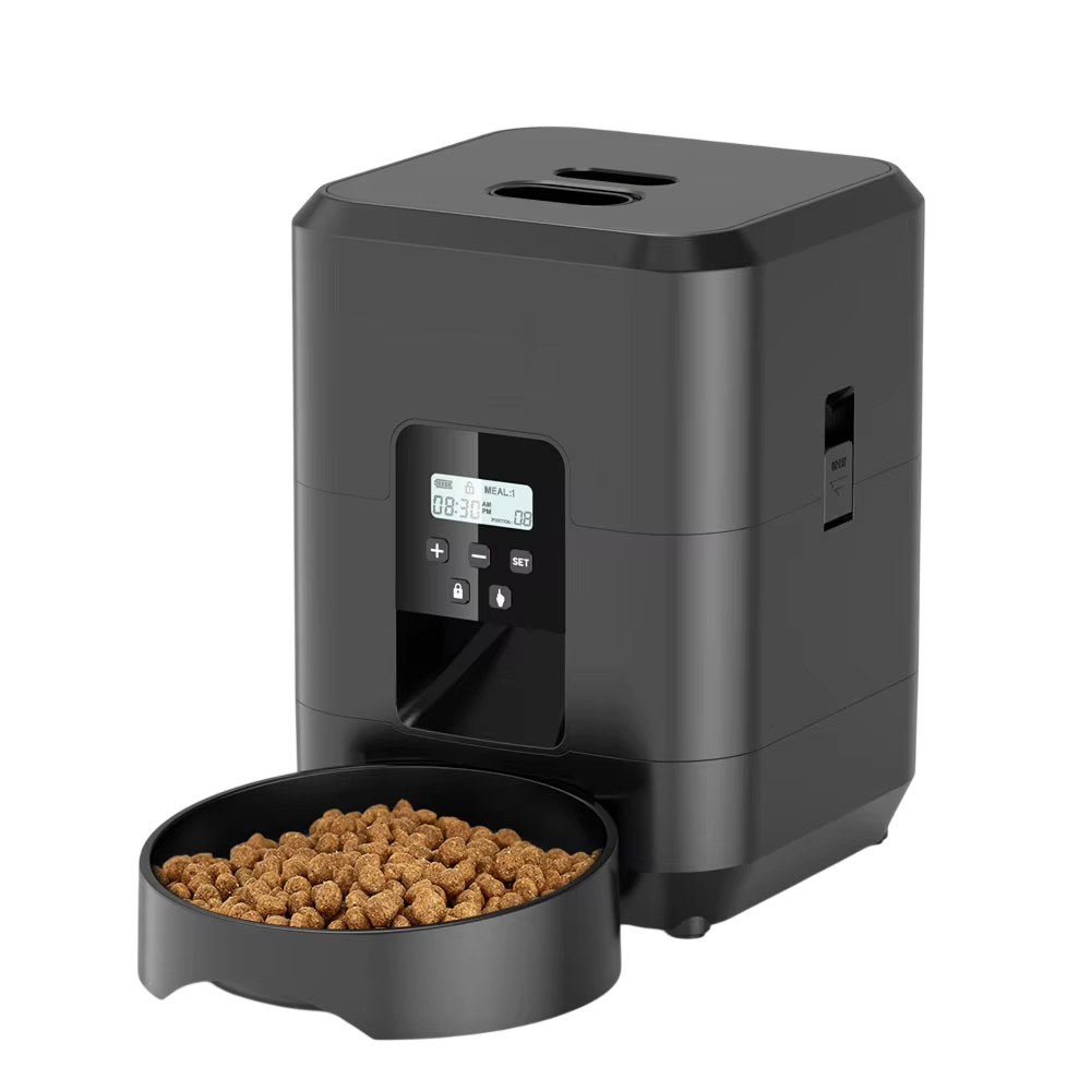BostFoni Smart Automatic Cat Feeder – 10 Daily Meal Schedules, App Notifications & Anti-Jam System