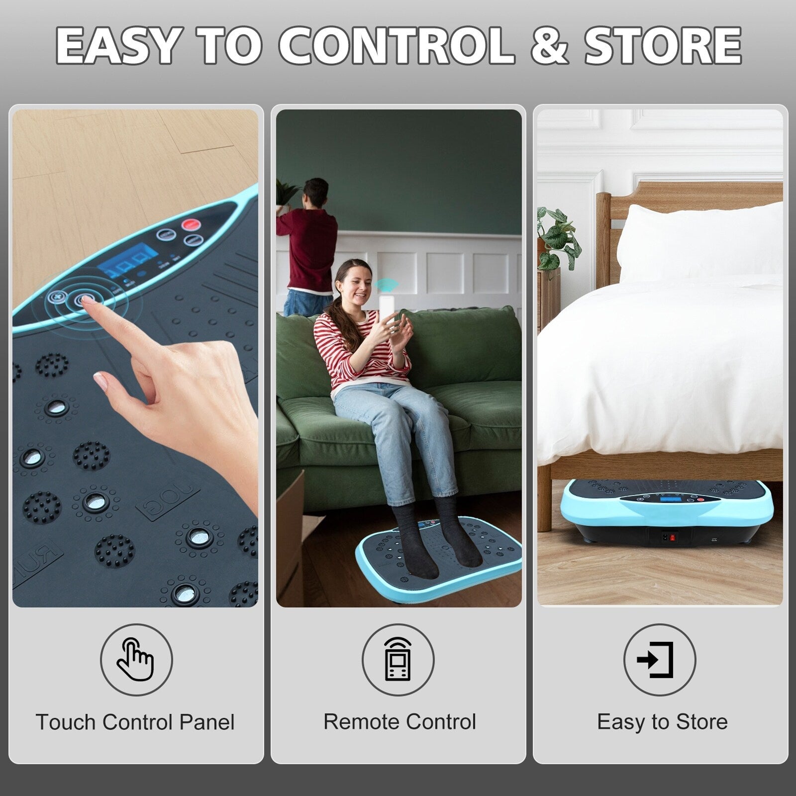 FitZaxi Vibration Plate - 120 Speeds Whole Body Workout