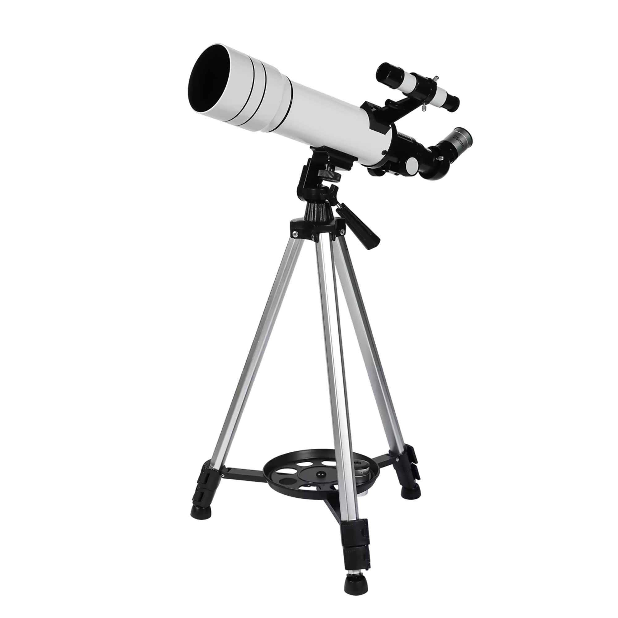 GlaxiBico 70mm Portable Refractor Telescope – 5X Barlow Lens, Multilayer Coated Optics & Phone Adapter