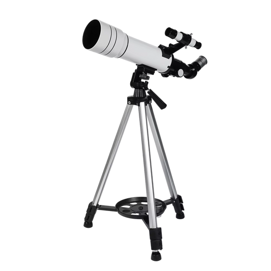 GlaxiBico 70mm Portable Refractor Telescope – 5X Barlow Lens, Multilayer Coated Optics & Phone Adapter