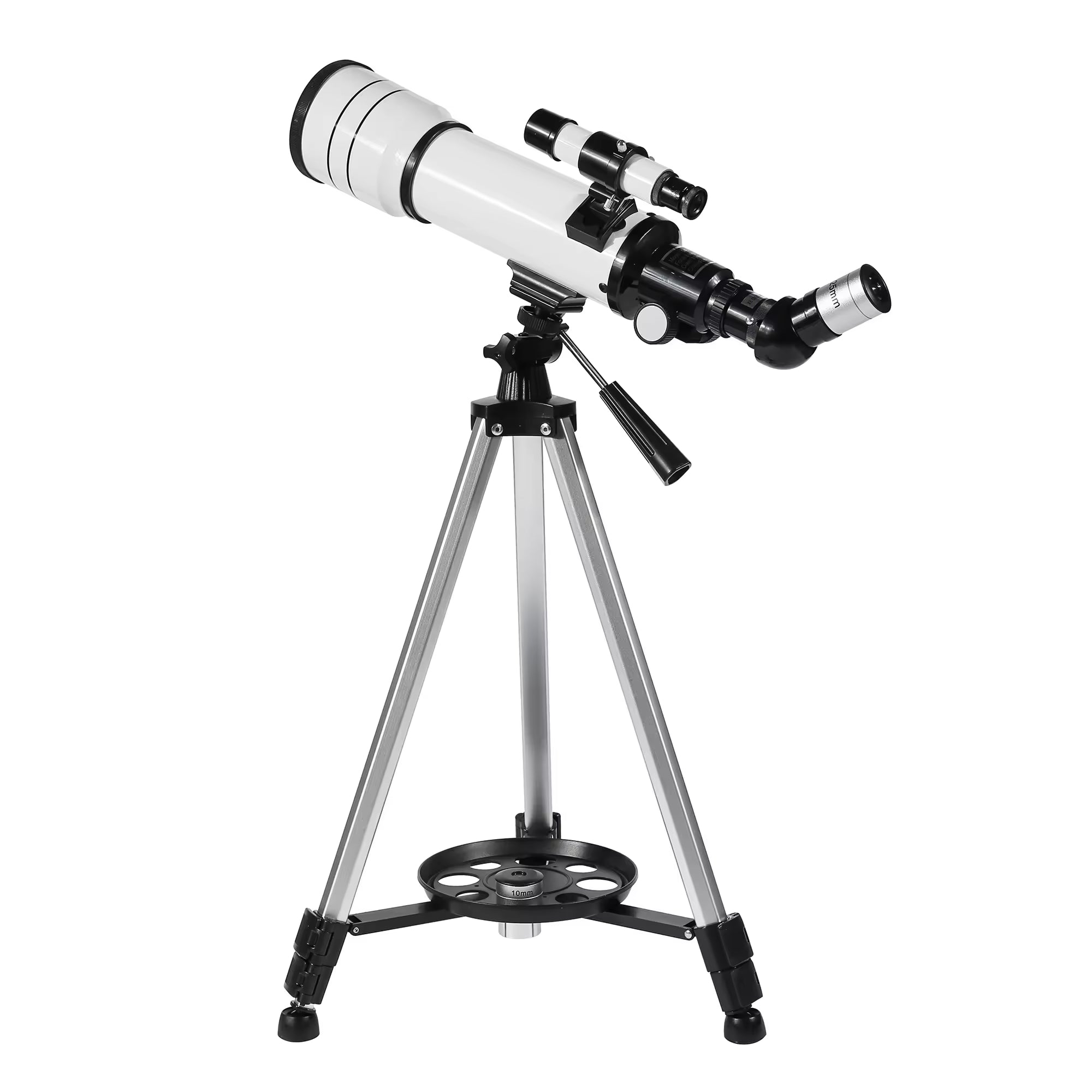 GlaxiBico 70mm Portable Refractor Telescope – 5X Barlow Lens, Multilayer Coated Optics & Phone Adapter