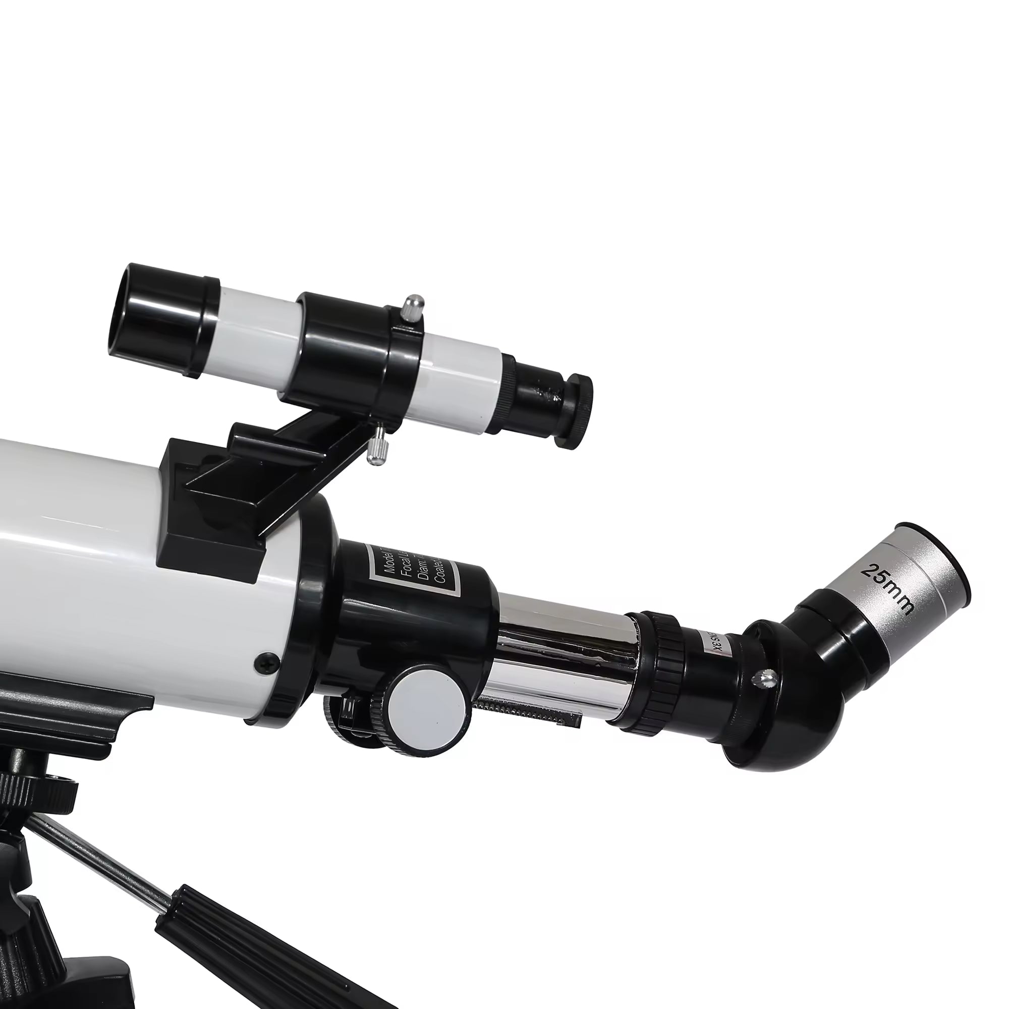 GlaxiBico 70mm Portable Refractor Telescope – 5X Barlow Lens, Multilayer Coated Optics & Phone Adapter