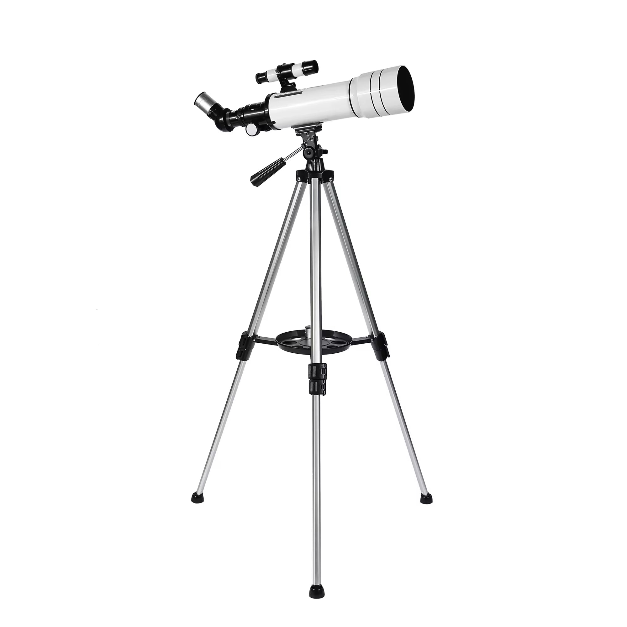 GlaxiBico 70mm Portable Refractor Telescope – 5X Barlow Lens, Multilayer Coated Optics & Phone Adapter