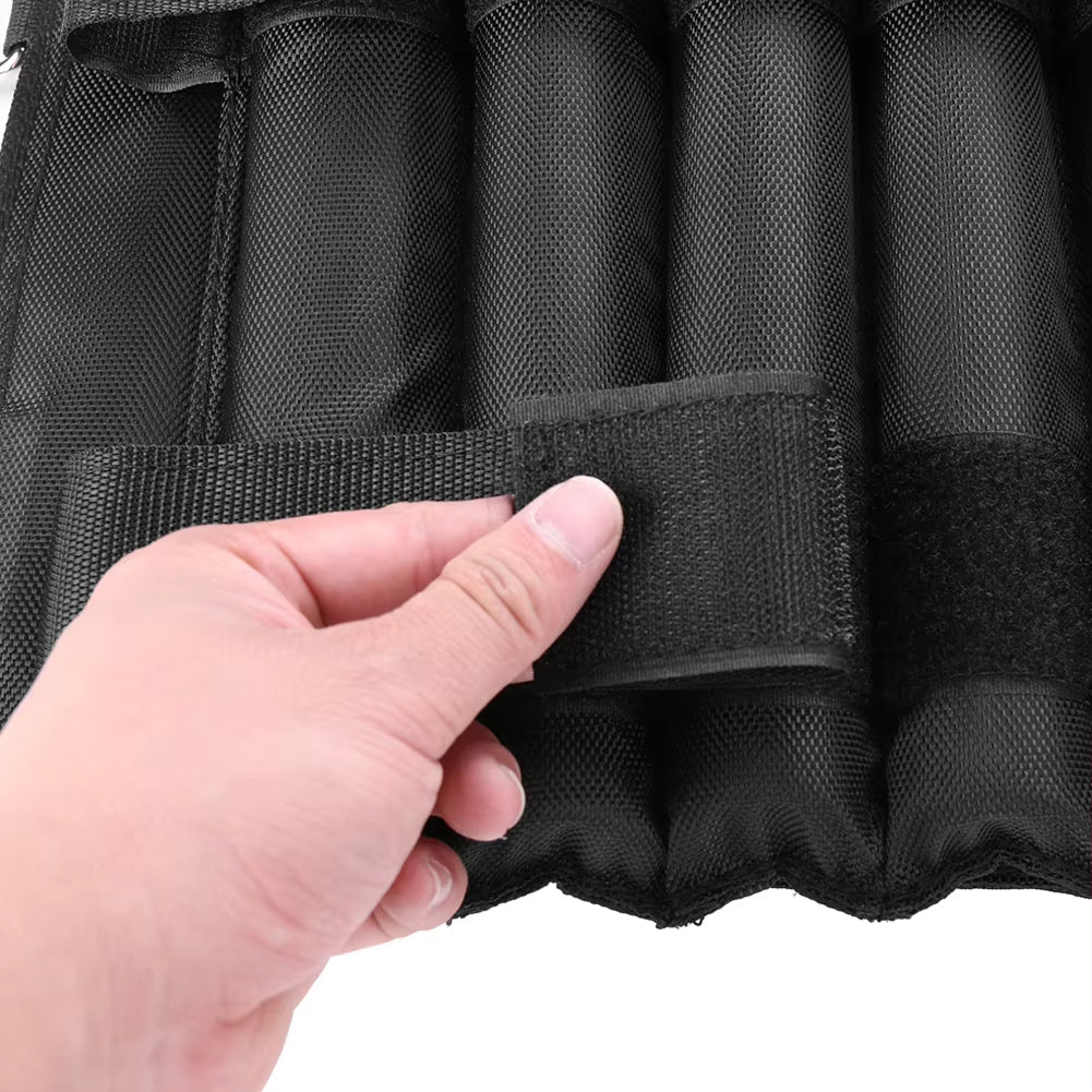 GraviVest Military Grade Weighted Vest – 1-50kg Adjustable Capacity, 1680D Oxford Cloth & Precision Loading