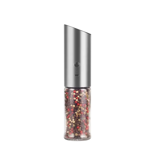 GrindPexi Electric Salt and Pepper Grinder – Gravity Sensing, Adjustable Coarseness & LED Light