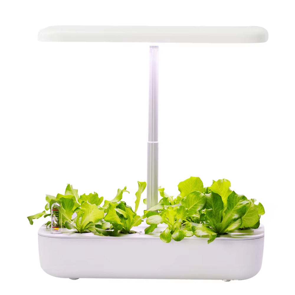 GrosVirdo 12-Pod Hydroponics Growing System – 36W LED Grow Light & 3.5L Smart Water Tank