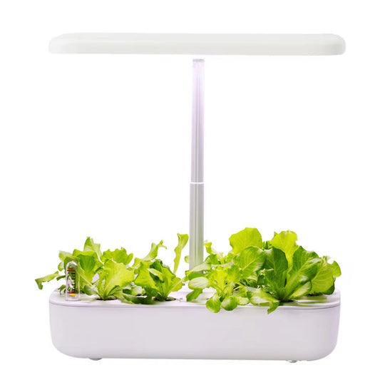 GrosVirdo 12-Pod Hydroponics Growing System – 36W LED Grow Light & 3.5L Smart Water Tank