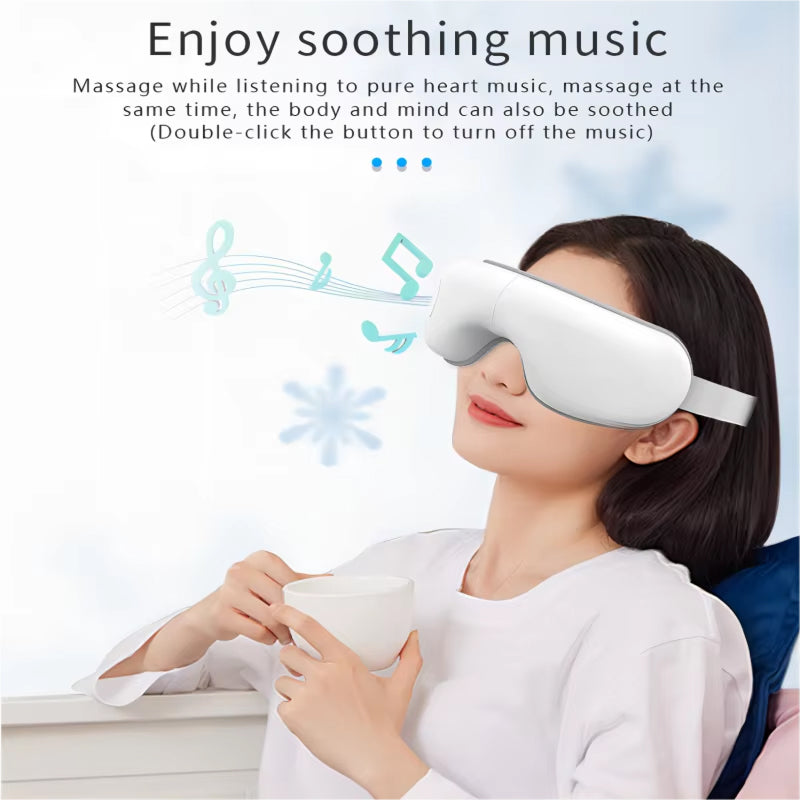 HeatLids 3-in-1 Smart Heated Eye Mask – 42°C Thermal Precision, Triple Action Massage & Bluetooth