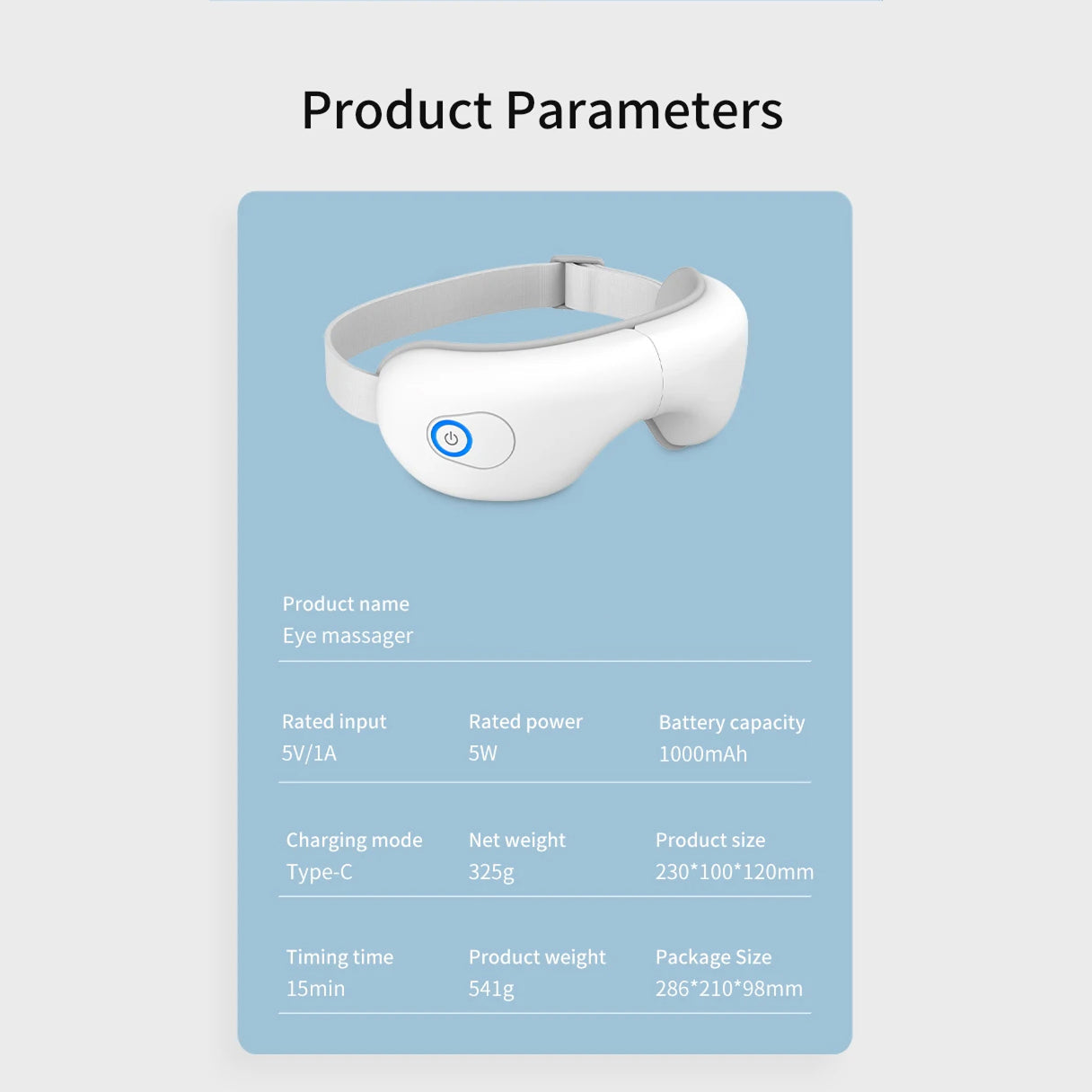 HeatLids 3-in-1 Smart Heated Eye Mask – 42°C Thermal Precision, Triple Action Massage & Bluetooth