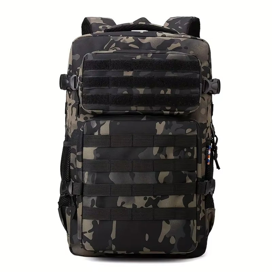 HuntRigki 50L Tactical Hunting Backpack – Waterproof Molle System, Rifle Holder & Gear Storage