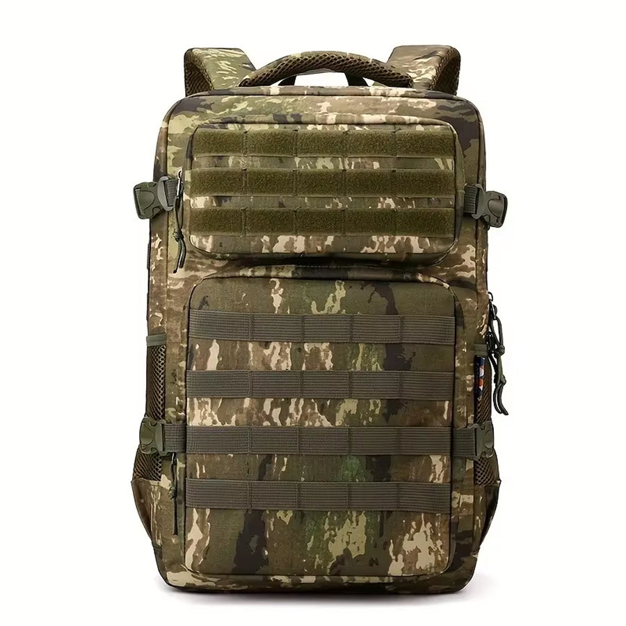 HuntRigki 50L Tactical Hunting Backpack – Waterproof Molle System, Rifle Holder & Gear Storage