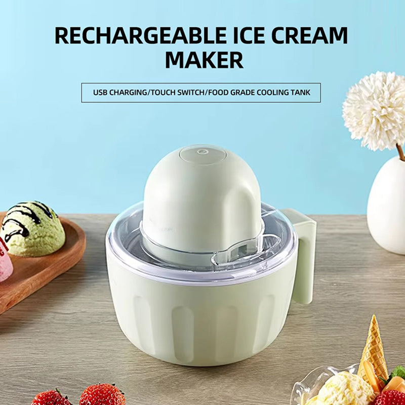 IcyMexi Automatic Ice Cream Maker – 1.5L High Capacity, 20-Min Rapid Freezing & BPA-Free Mixing Paddle