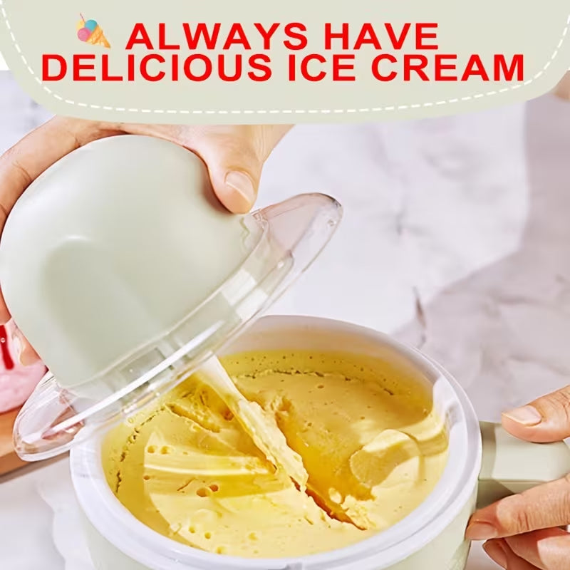 IcyMexi Automatic Ice Cream Maker – 1.5L High Capacity, 20-Min Rapid Freezing & BPA-Free Mixing Paddle