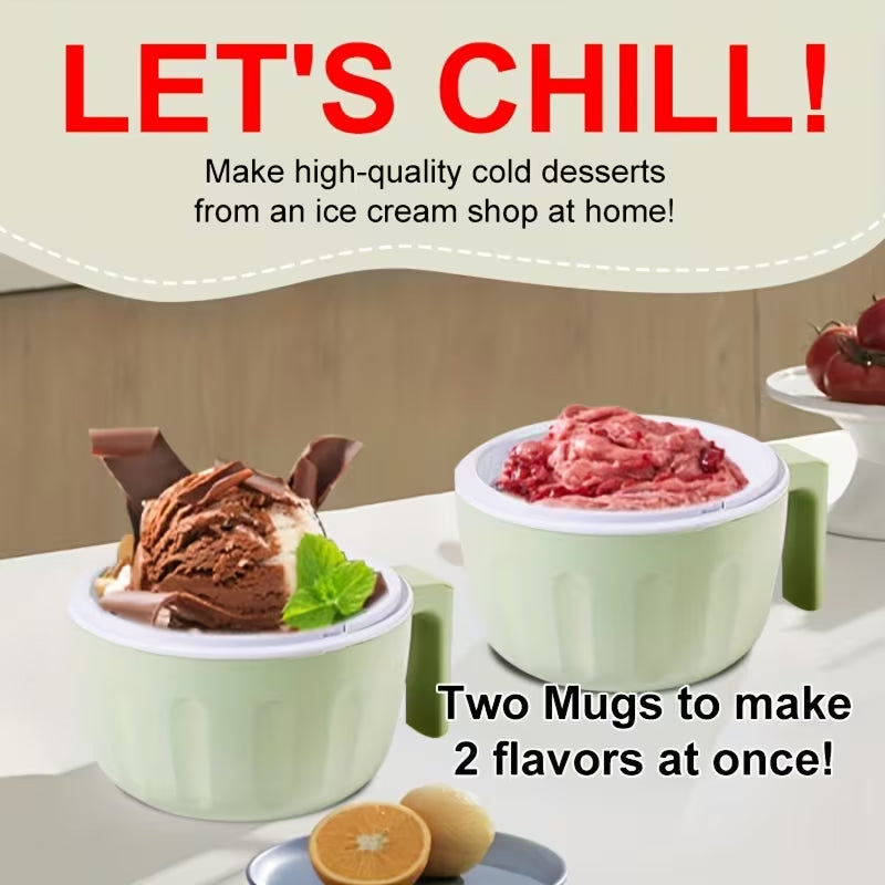 IcyMexi Automatic Ice Cream Maker – 1.5L High Capacity, 20-Min Rapid Freezing & BPA-Free Mixing Paddle