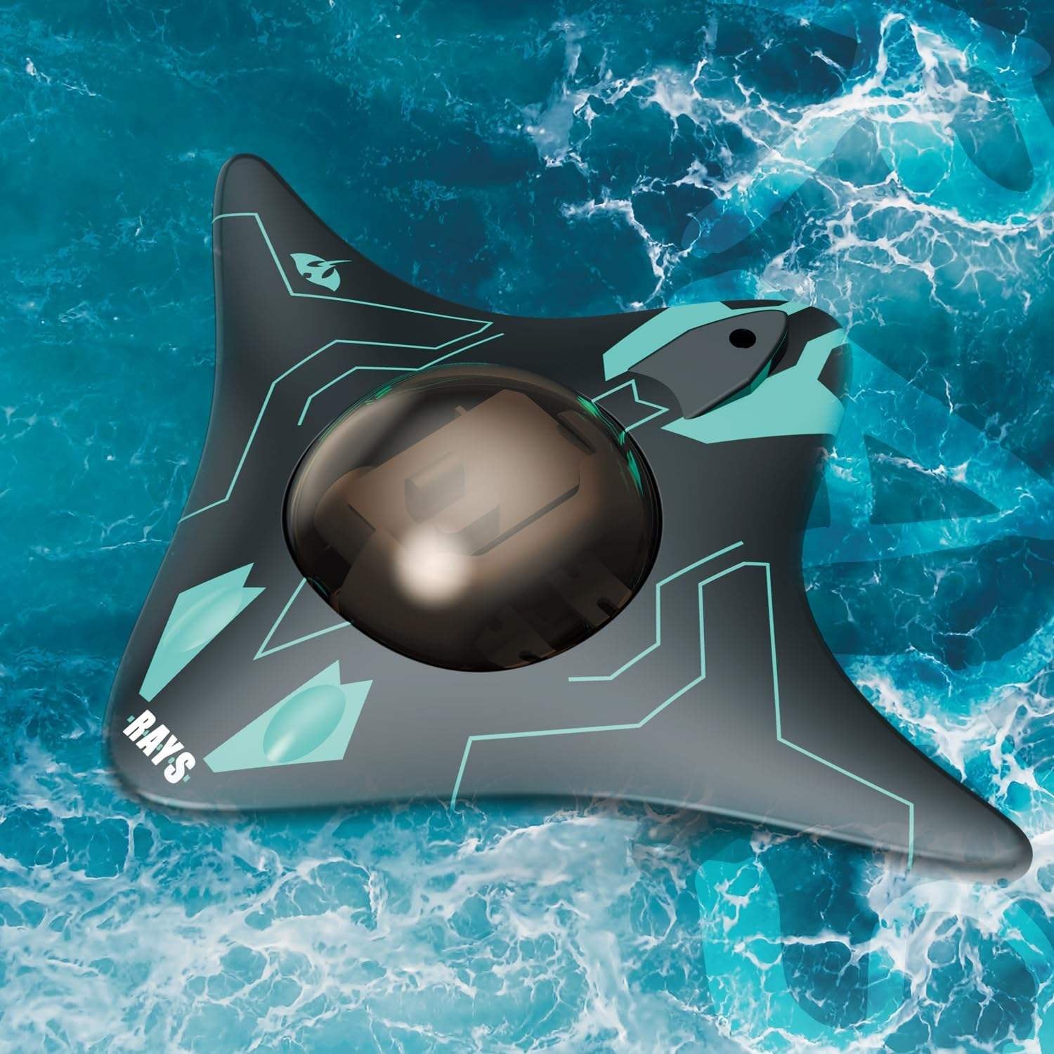 JetixBoat High-Speed RC Boat with Real-Time HD Underwater Camera, 40km/h Top Speed and Gravity-Sensing Smartphone Control