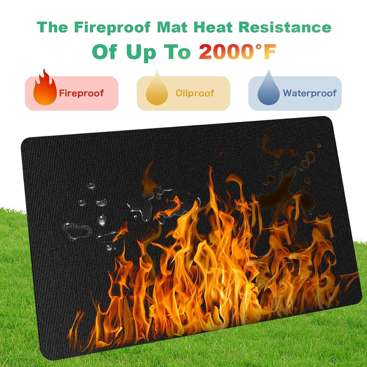 JoliBanix Double-Sided Fireproof Protection Up To 2000°F