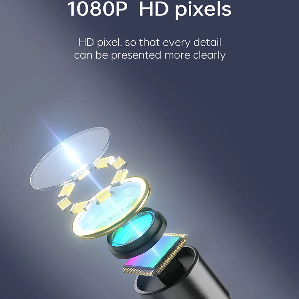 KixSpec 1080P HD Inspection Camera with 4.3 Inch IPS Screen