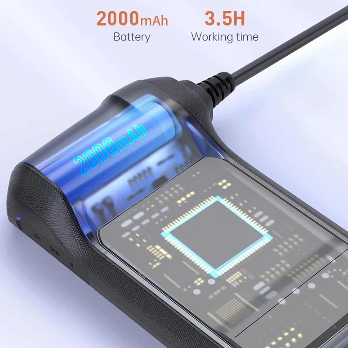 KixSpec 1080P HD Inspection Camera with 4.3 Inch IPS Screen